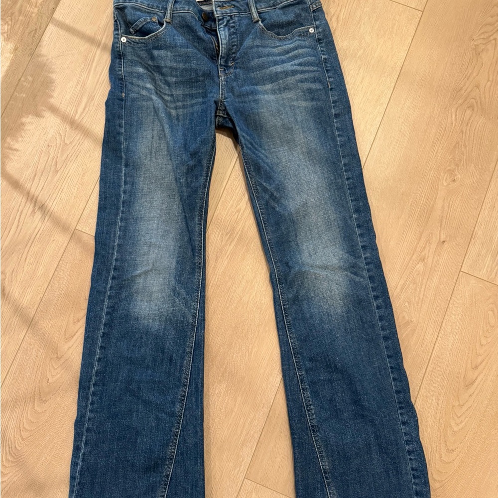Pilcro Women's Blue Boot Cut Jeans